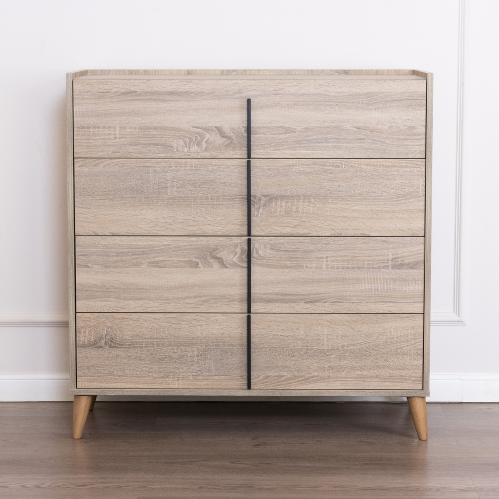 Комод на ножках Line 100 Roble/Nature Koala Beds