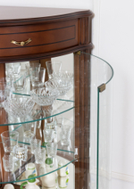 Угловая витрина 52 Nogal Claro IDC