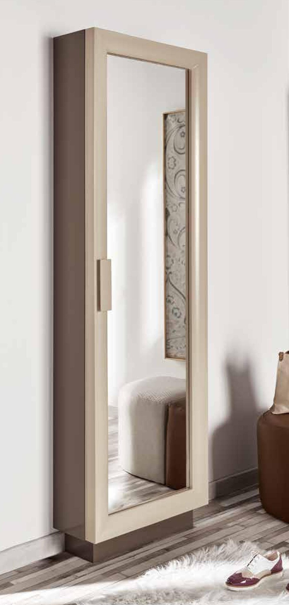 Обувница 2044 Capuccino/Vison mate Disemobel