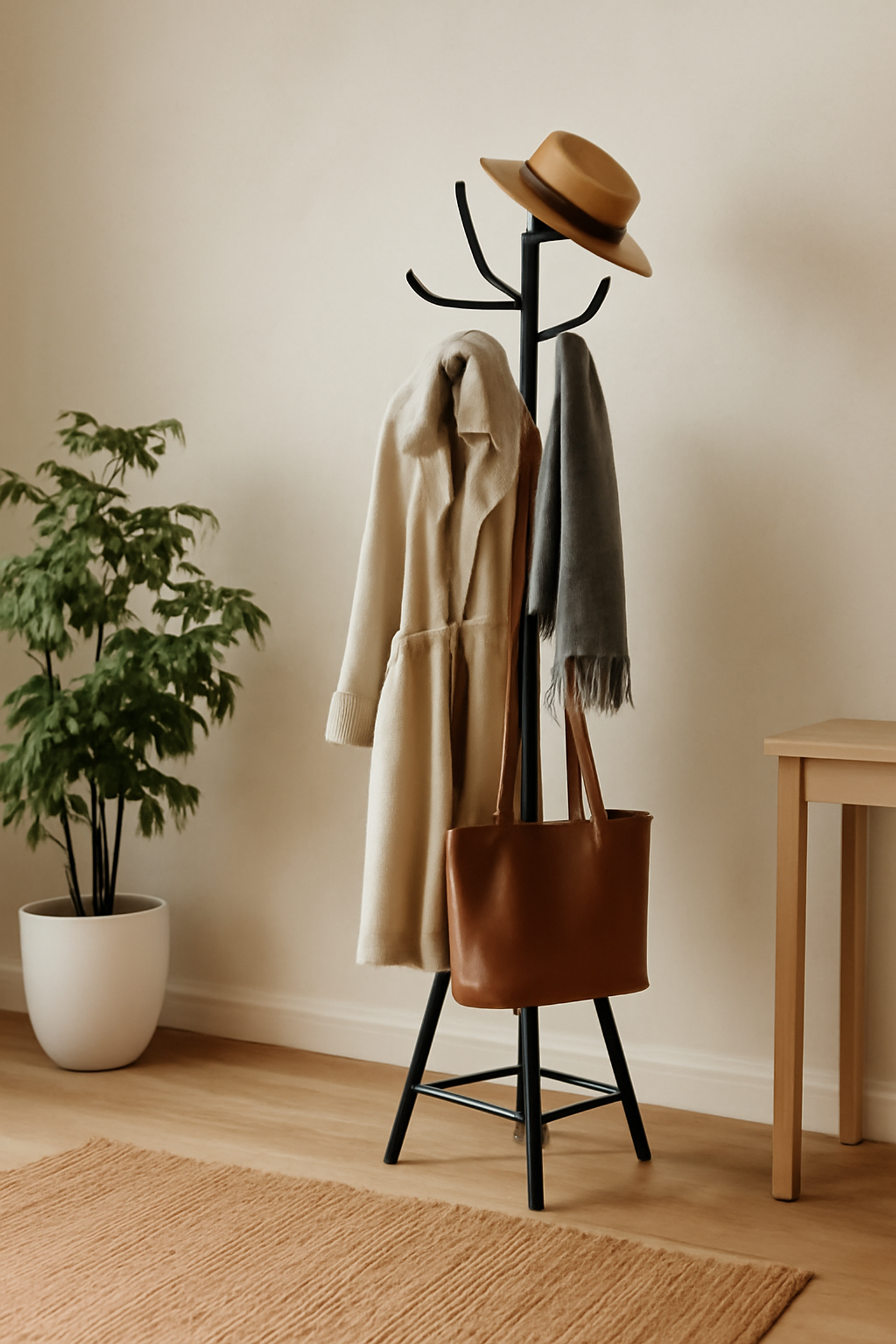 Напольная вешалка – нужный и эргономичный предмет интерьера