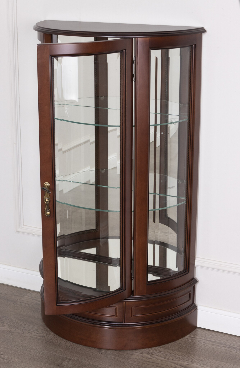 Витрина низкая 10 Nogal IDC