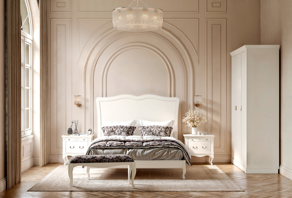 Кровать с основанием 160x200 Toledo-1 Marfil (K870.451.470.160)