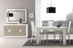 Обеденный стол Nora 2023 Blanco mate Disemobel