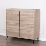 Комод на ножках Line 100 Roble/Antracita Koala Beds