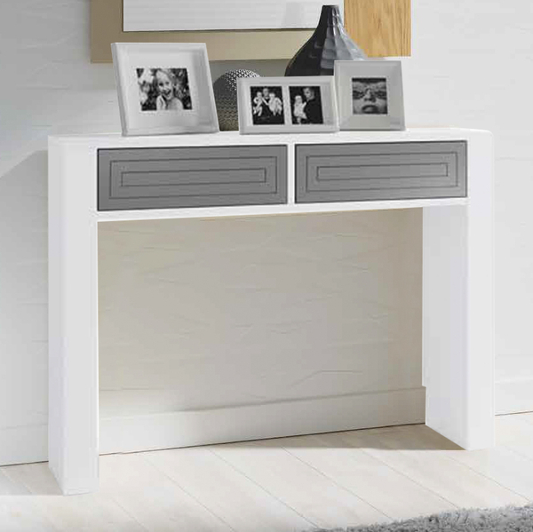 Консоль Nora 3012.2 Blanco/Plata Disemobel