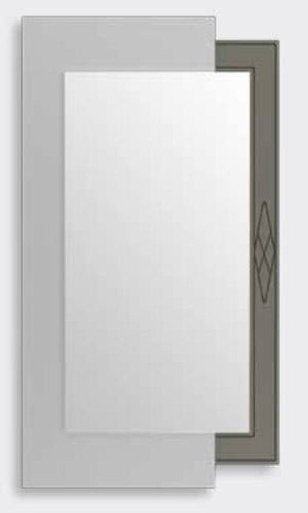 Зеркало Nora 3006.1 Blanco Mate/Plomo Disemobel