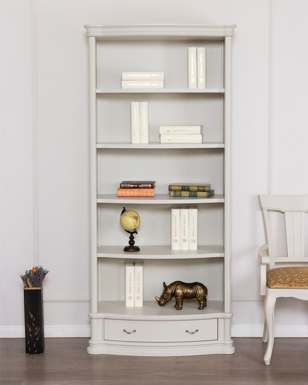 Книжный шкаф 944 Vainilla Disemobel