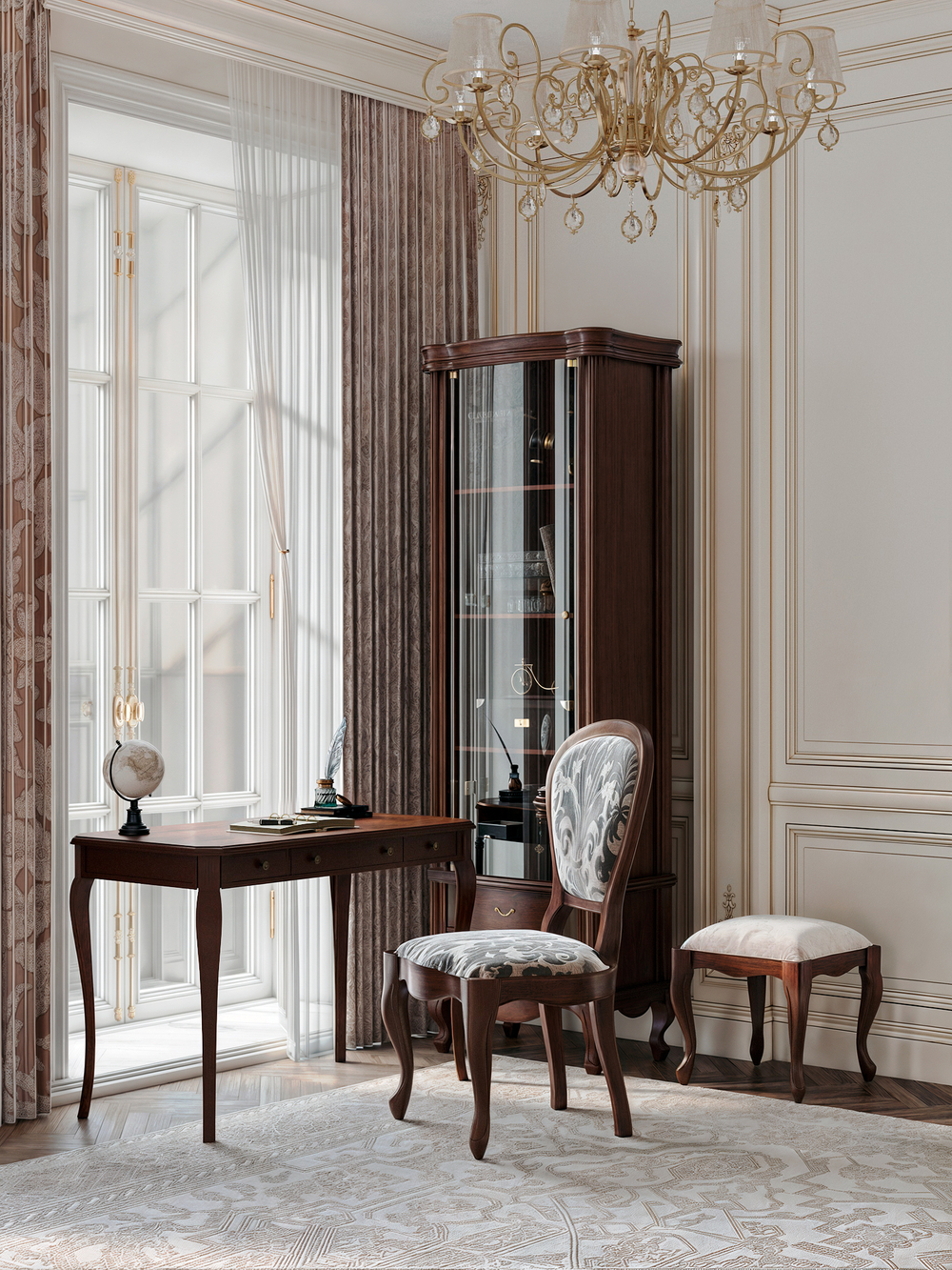 Банкетка Toledo Nogal-P/Signoria С-3 (BQ414.505)