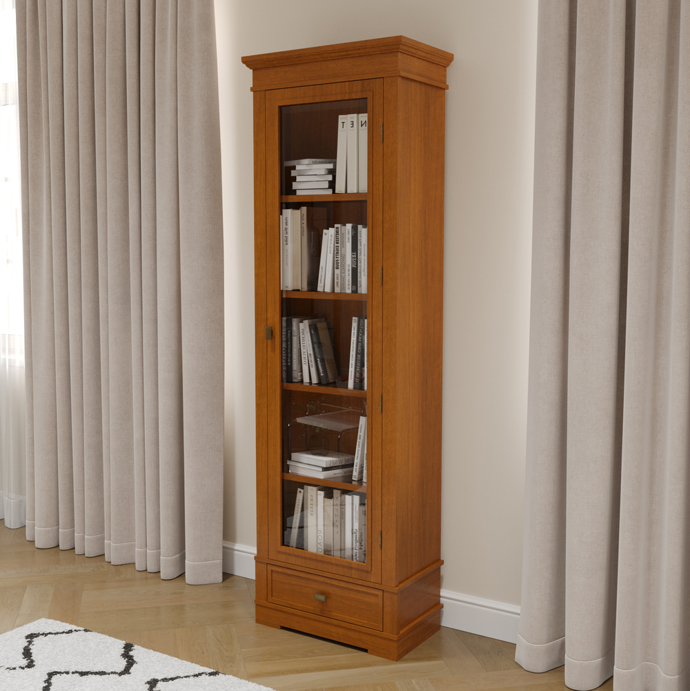 Книжный шкаф 2009 Вишня Валенсия Правый