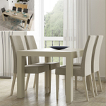 Обеденный стол раскладной Nora 3032 Vainilla Disemobel