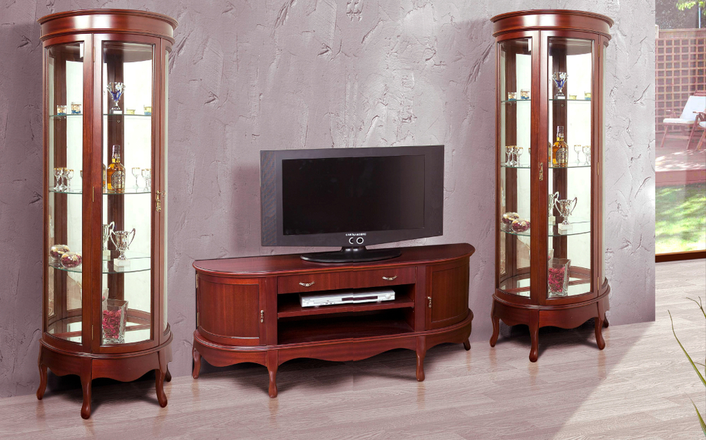 Витрина 101 Nogal IDC Mobiliario