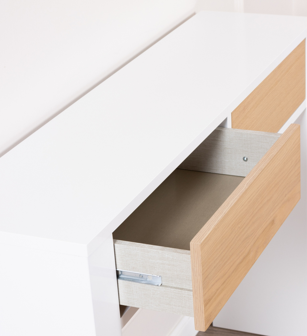 Консоль Nora 3012.7 Blanco/Roble Seda Disemobel