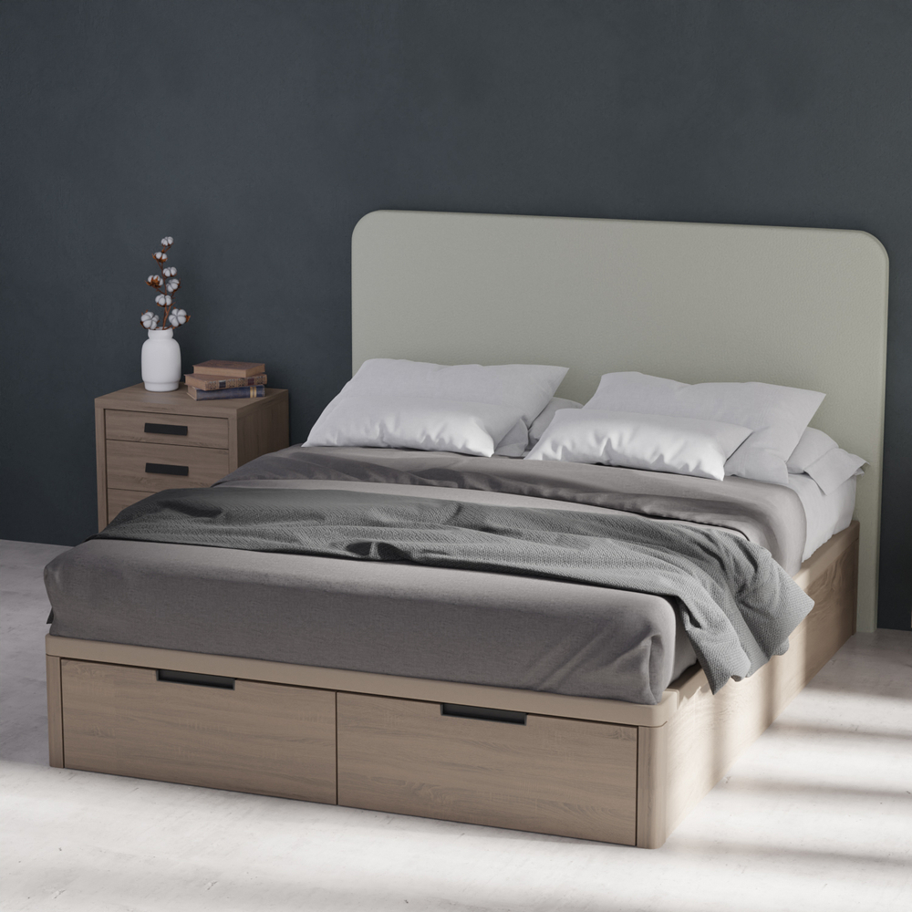 Кровать Drawer/Dreams 160*200 Roble Contorno/Ceniza Serie 2 Koala Beds