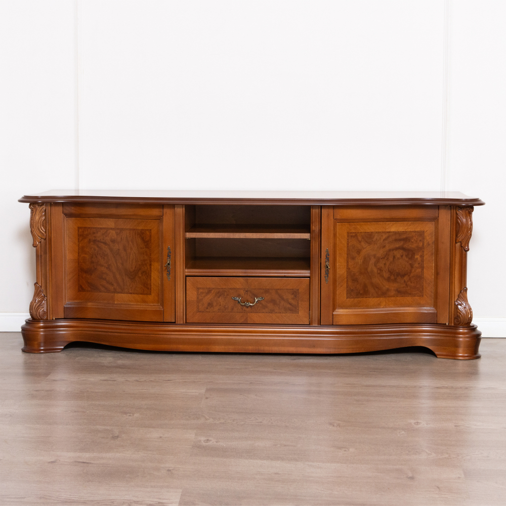 Тумба ТВ 2322 Barocco radica, Neoclassico, Noce Standard Stile Elisa