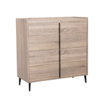 Комод на ножках Line 100 Roble/Antracita Koala Beds