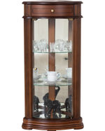 Витрина угловая 65 Nogal Claro IDC