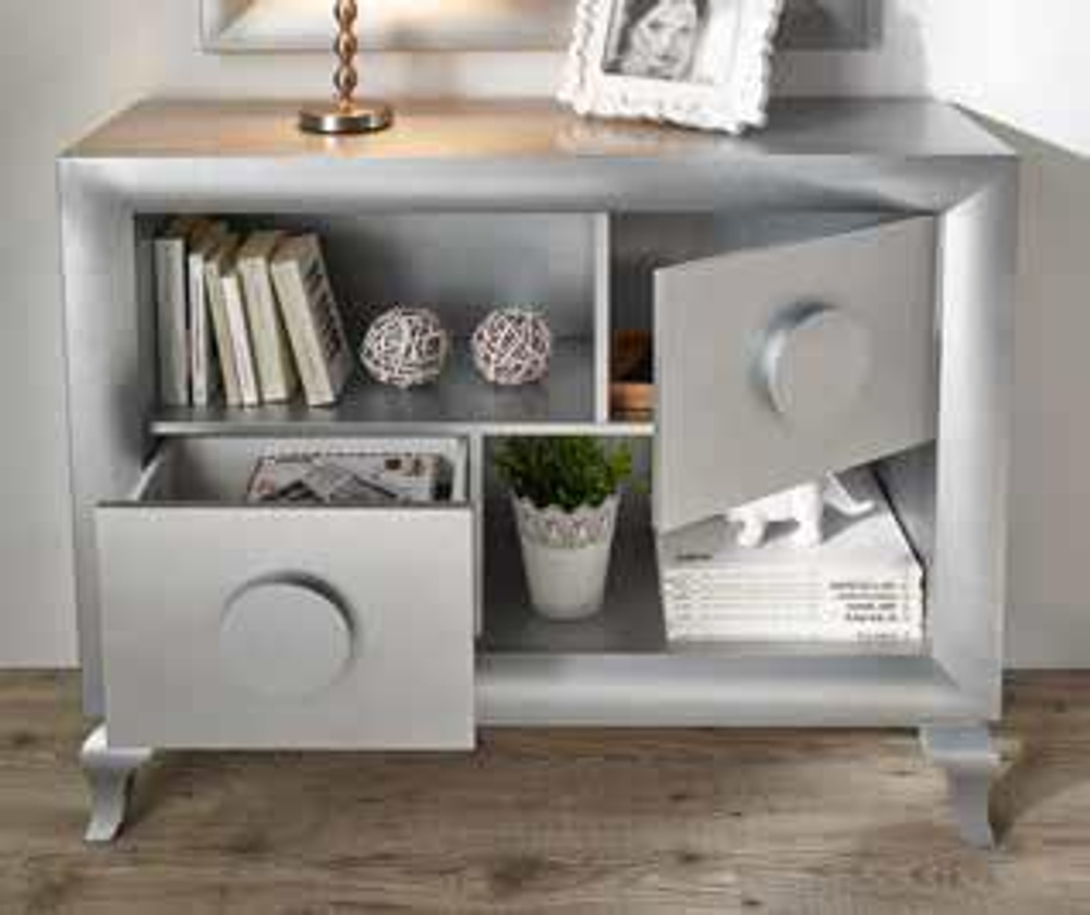 Узкая тумба Cloe 2038 Plata-10 Disemobel