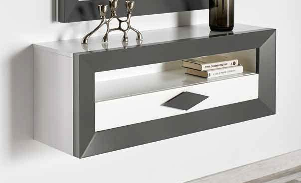 Консоль Cloe 2041 Grafito/Blanco Disemobel