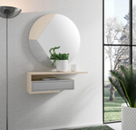 Зеркало в раме Kendra 4024 Polar/Plata-10 Disemobel