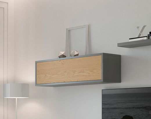 Полка Nora 3033.7 Plomo/Nordico Disemobel