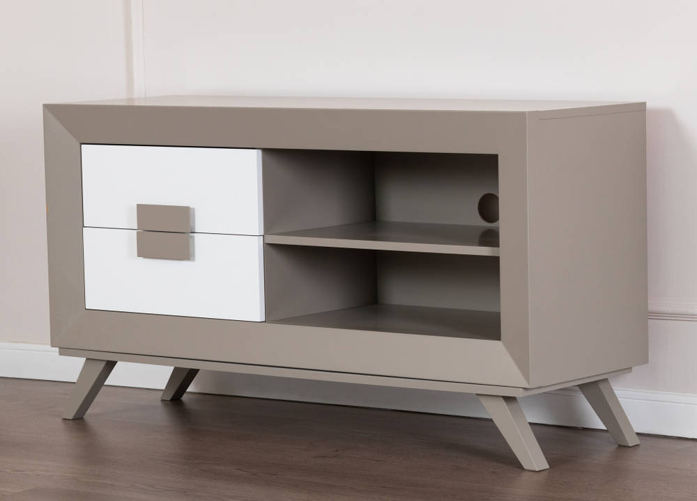 Тумба ТВ Cloe 2013 Moka/Blanco Disemobel