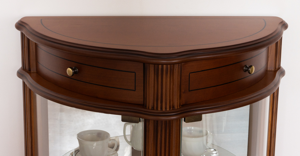 Витрина низкая 67 Nogal Claro IDC