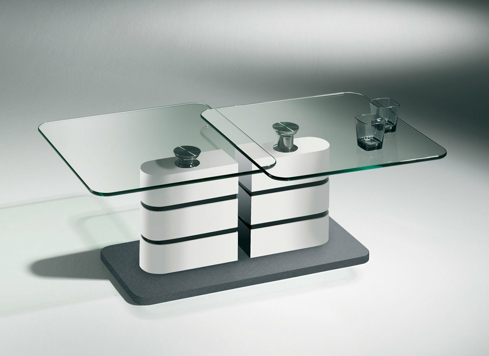 Журнальный стол со стеклянной столешницей Hasse