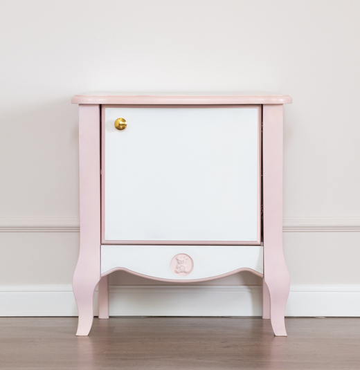 Прикроватная тумба Светло-розовый Атриум