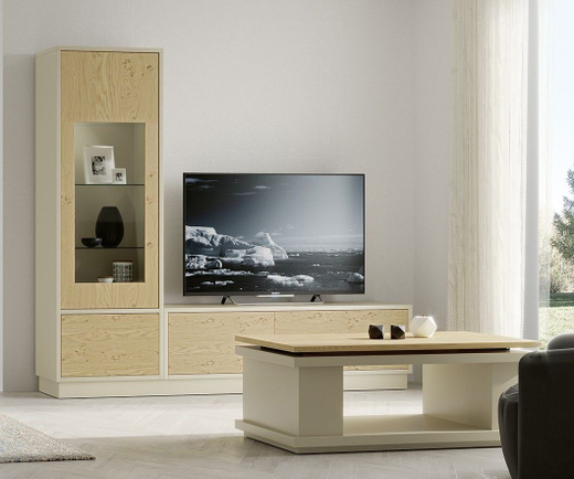 Тумба ТВ Nora 3017.7 Vainilla/Nordico Disemobel