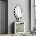 Зеркало Nora 3046.1 Blanco mate/Cuerda Disemobel