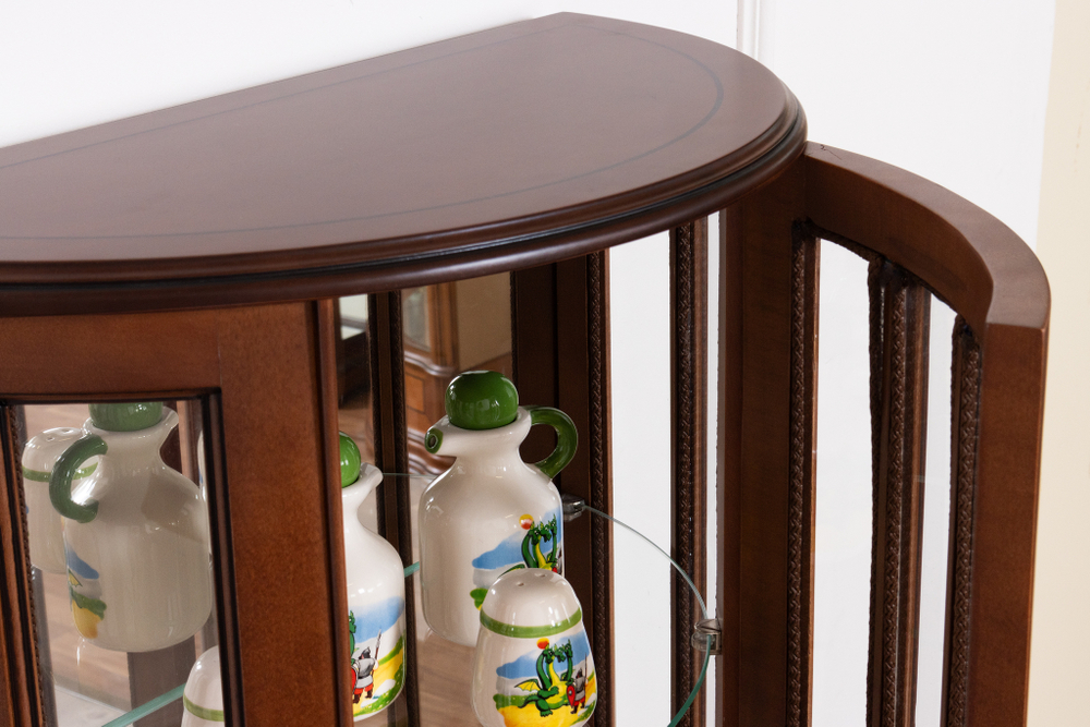 Витрина низкая 8 Nogal Claro IDC