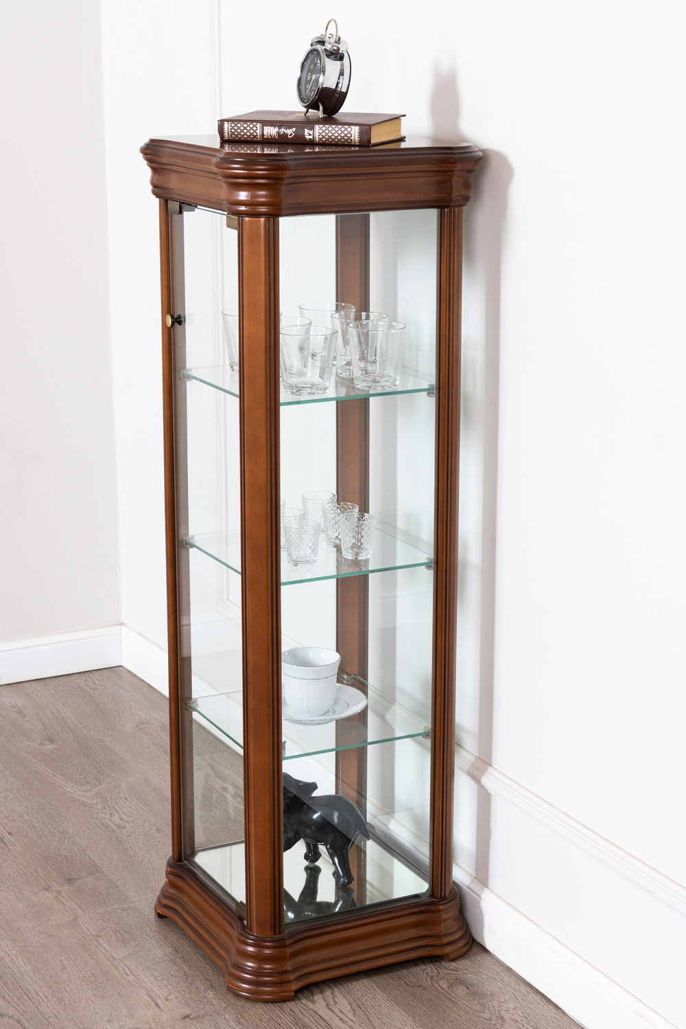 Витрина низкая 75 Nogal Claro IDC