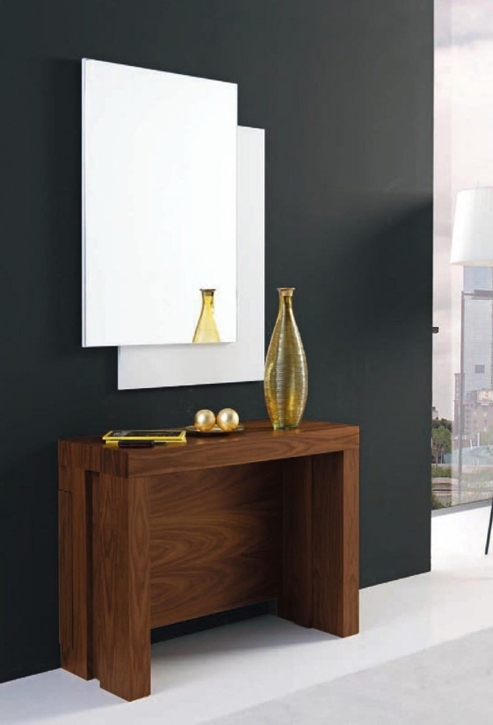 Консоль трансформер 140x100 358 NOGAL-5 Disemobel