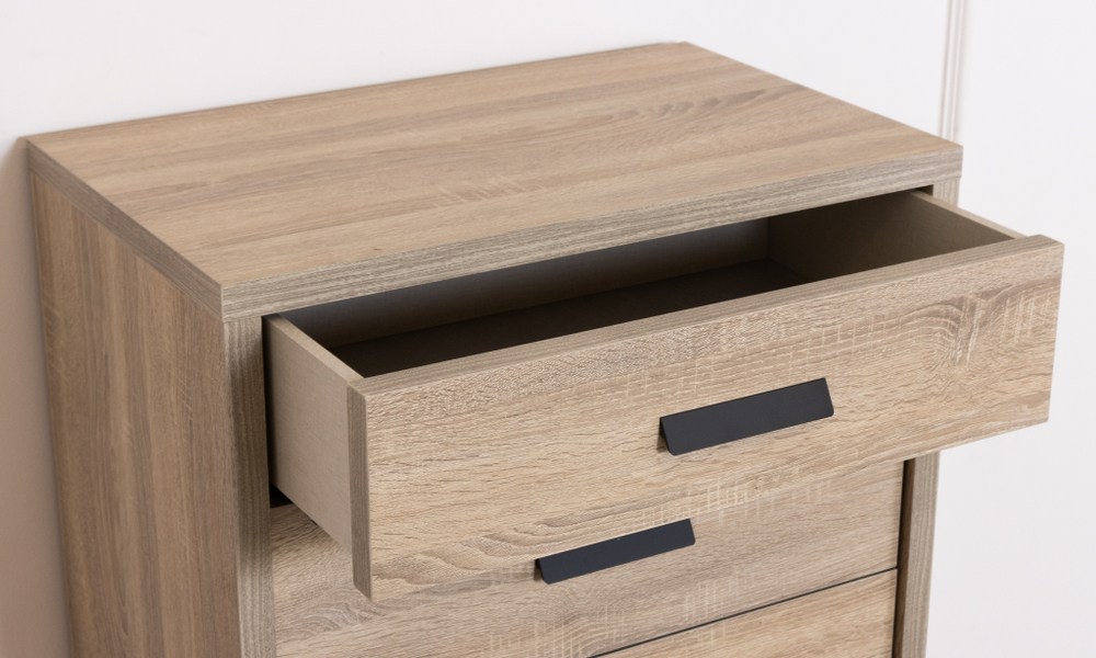 Комод на ножках Kubik 070 Roble/Antracita Koala Beds