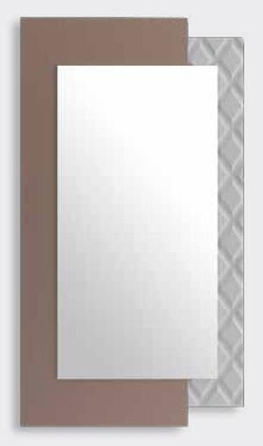 Зеркало Nora 3006.6 Vison mate/Blanco mate Disemobel