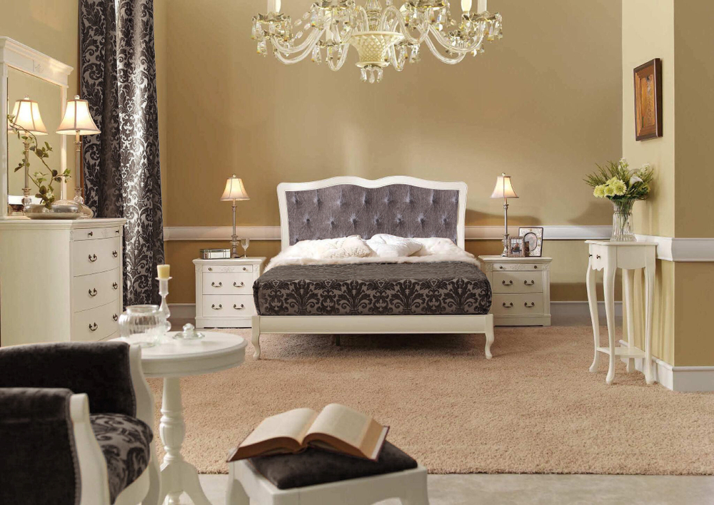 Кровать с основанием 180x200 Blanco/Fiesole-4 871.451.470 Panamar