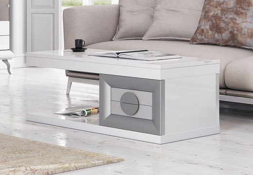 Журнальный стол Cloe 2009 Blanco/Plata Disemobel