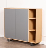 Обувница узкая Kendra 4056 Nordico/Plomo Disemobel