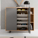 Обувница узкая Kendra 4056 Nordico/Plomo Disemobel