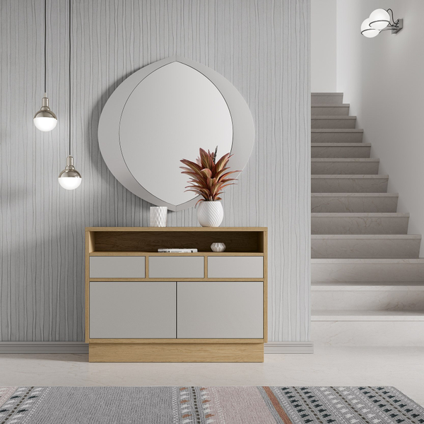 Тумба Kendra 4011 Roble Nature/Perla Disemobel