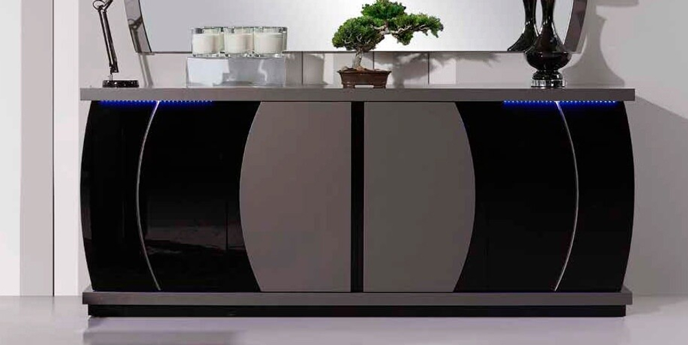 Буфет FLY 711 Cinza/Preto IDC