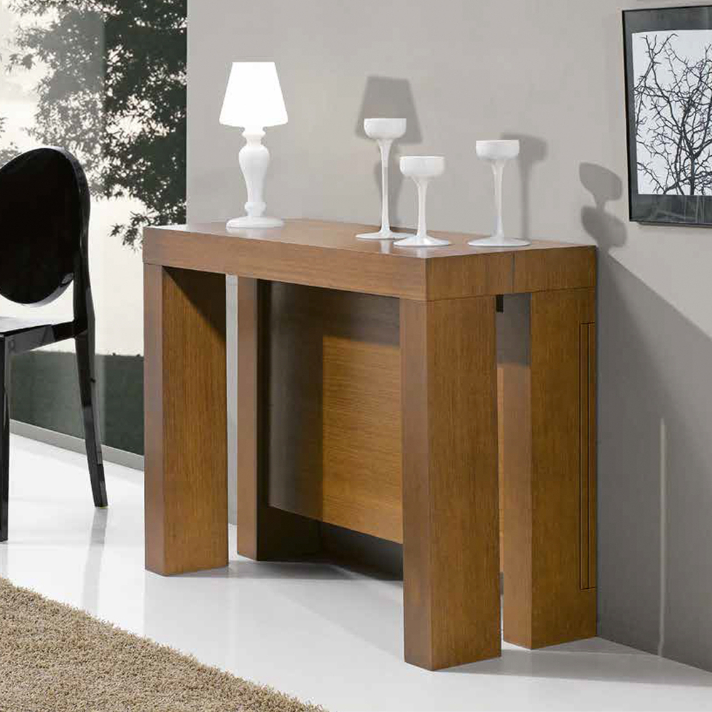 Консоль трансформер 140x100 358 NOGAL-10 Disemobel