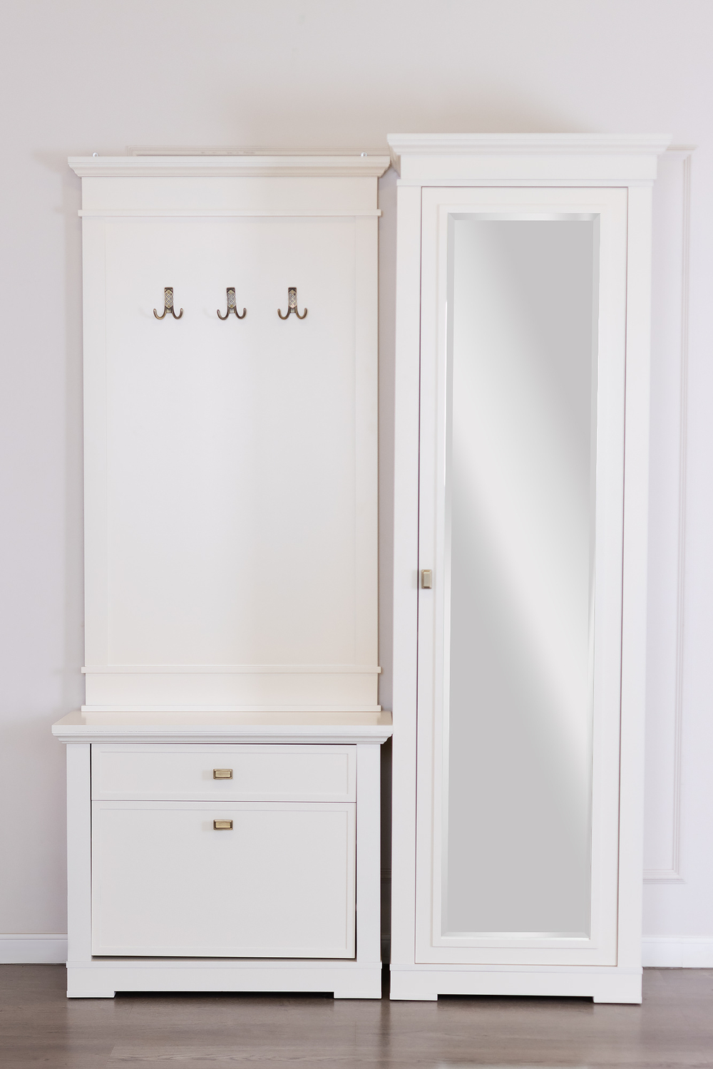 Обувница М2050 Слоновая кость Валенсия