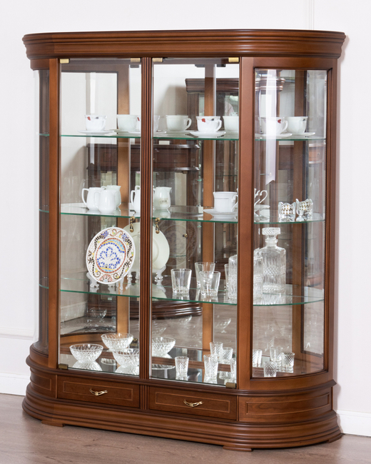 Витрина низкая 68 Nogal Claro IDC