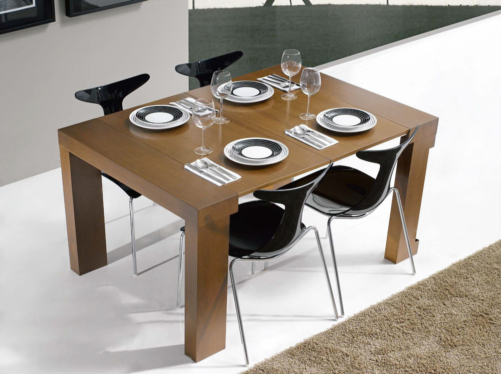 Консоль трансформер 140x80 364 NOGAL-5 Disemobel