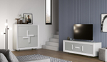 Буфет Cloe 2027 Gris/Blanco mate Disemobel