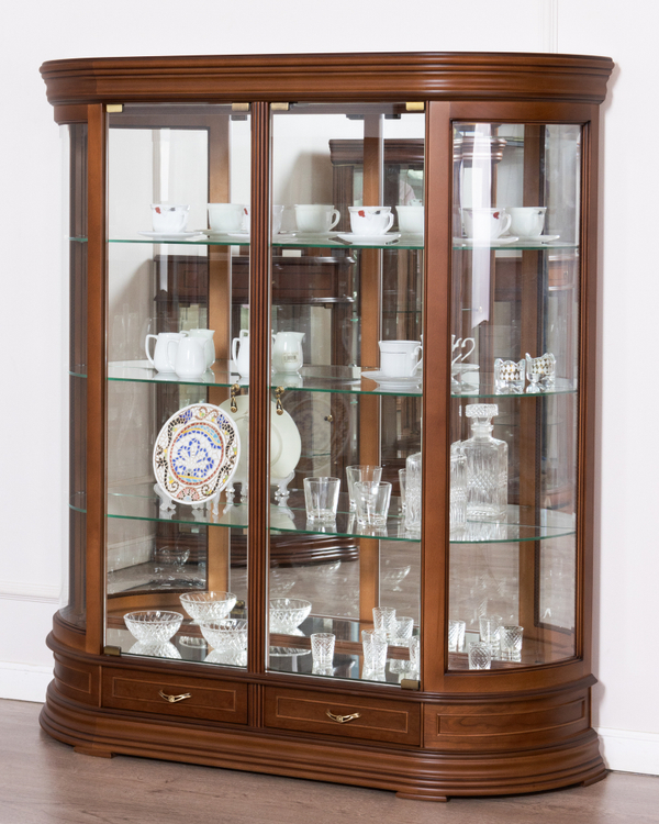 Витрина низкая 68 Nogal Claro IDC