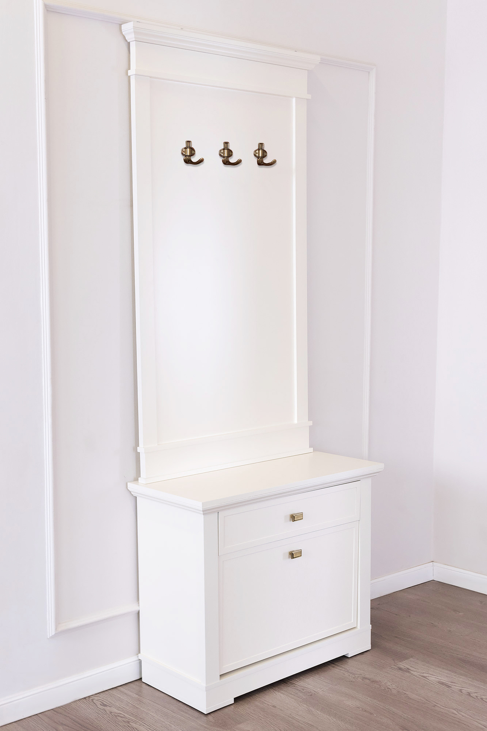 Вешалка настенная 2040 Слоновая кость Валенсия