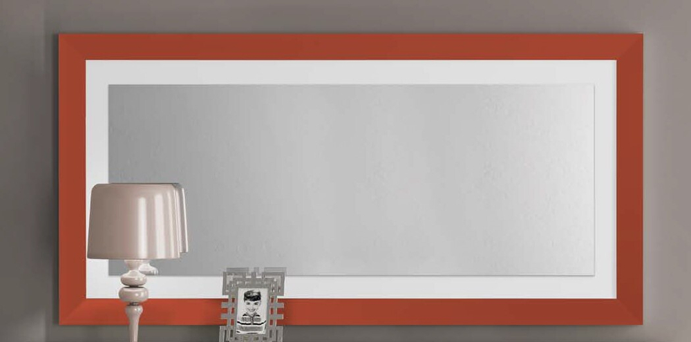 Зеркало Cloe 2049 Disemobel Teja/Blanco