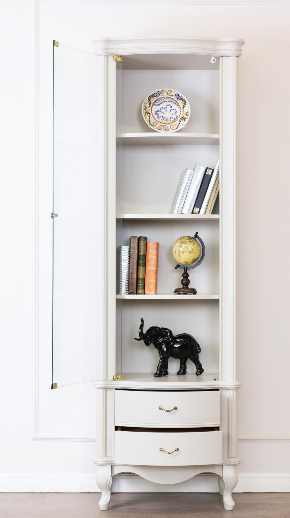 Книжный шкаф 971 Vainilla Classic Левый